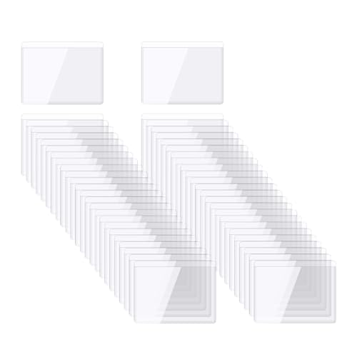 QUARKZMAN Selbstklebende Karten Taschen 3.5"x2.8" Klare Selbstklebende Taschen Etiketten Halter Plastik Karten Hüllen für Bibliotheks Aufbewahrungs Behälter Beladung 50Stk QUARKZMAN Selbstklebende Karten Taschen 3.5"x2.8" Klare Selbstklebende Taschen Etiketten Halter Plastik Karten Hüllen für Bibliotheks Aufbewahrungs Behälter Beladung 50Stk von QUARKZMAN
