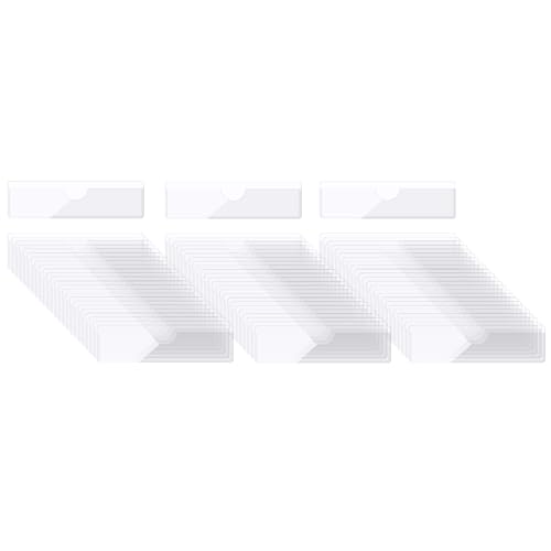 QUARKZMAN Selbstklebende Karten Taschen 3.9"x0.9" Klare Selbstklebende Taschen Etiketten Halter Plastik Karten Hüllen für Bibliotheks Aufbewahrungs Behälter Beladung 100Stk QUARKZMAN Selbstklebende Karten Taschen 3.9"x0.9" Klare Selbstklebende Taschen Etiketten Halter Plastik Karten Hüllen für Bibliotheks Aufbewahrungs Behälter Beladung 100Stk von QUARKZMAN