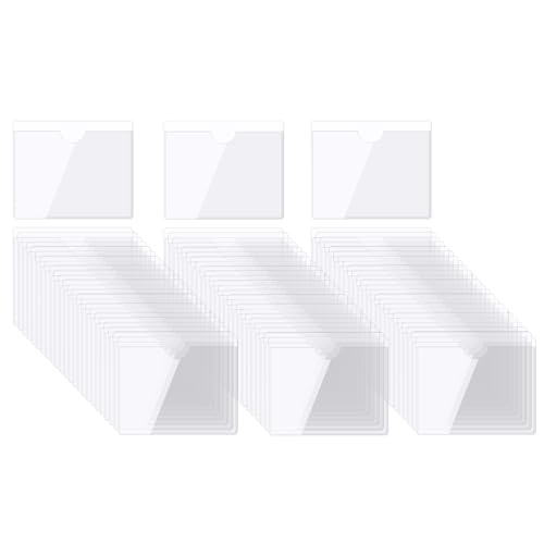 QUARKZMAN Selbstklebende Karten Taschen 3.9"x3.3" Klare Selbstklebende Taschen Etiketten Halter Plastik Karten Hüllen mit Oberseite Offen für Bibliotheks Behälter Beladung 100Stk QUARKZMAN Selbstklebende Karten Taschen 3.9"x3.3" Klare Selbstklebende Taschen Etiketten Halter Plastik Karten Hüllen mit Oberseite Offen für Bibliotheks Behälter Beladung 100Stk von QUARKZMAN