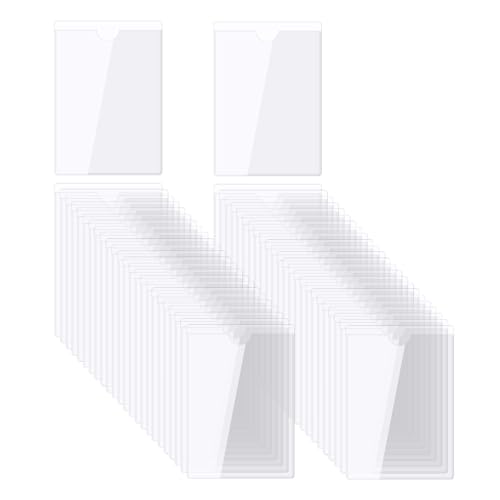 QUARKZMAN Selbstklebende Karten Taschen 8.3"x11.9" Klare Selbstklebende Taschen Etiketten Halter Plastik Karten Hüllen mit Oberseite Offen für Bibliotheks Behälter Beladung 50Stk QUARKZMAN Selbstklebende Karten Taschen 8.3"x11.9" Klare Selbstklebende Taschen Etiketten Halter Plastik Karten Hüllen mit Oberseite Offen für Bibliotheks Behälter Beladung 50Stk von QUARKZMAN