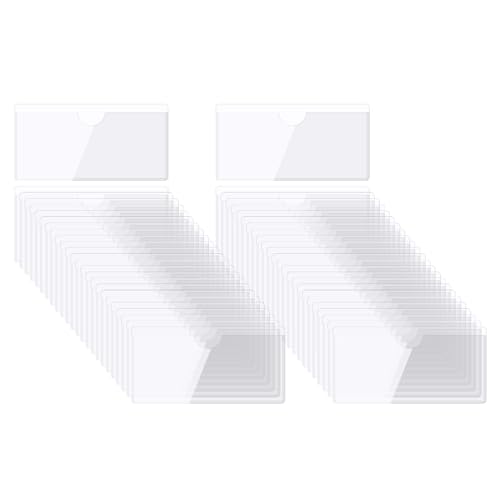 QUARKZMAN Selbstklebende Karten Taschen 8.6"x3.9" Klare Selbstklebende Taschen Etiketten Halter Plastik Karten Hüllen mit Oberseite Offen für Bibliotheks Behälter Beladung 50Stk QUARKZMAN Selbstklebende Karten Taschen 8.6"x3.9" Klare Selbstklebende Taschen Etiketten Halter Plastik Karten Hüllen mit Oberseite Offen für Bibliotheks Behälter Beladung 50Stk von QUARKZMAN