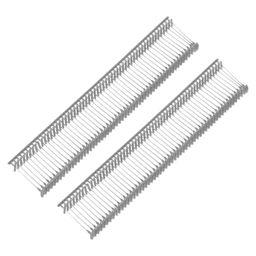QUARKZMAN Sicherheitsfäden für Etiketten, Kunststoff Tagging Fasteners Hängeetiketten mit Faden Heftfäden für Bekleidungspreis Etikettierung Barbs 10mm/0.39 Zoll, 1500 Stück Grau von QUARKZMAN