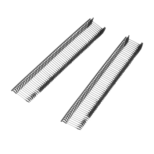 QUARKZMAN Sicherheitsfäden für Etiketten, Kunststoff Tagging Fasteners Hängeetiketten mit Faden Heftfäden für Bekleidungspreis Etikettierung Barbs 10mm/0.39 Zoll, 1500 Stück Schwarz von QUARKZMAN