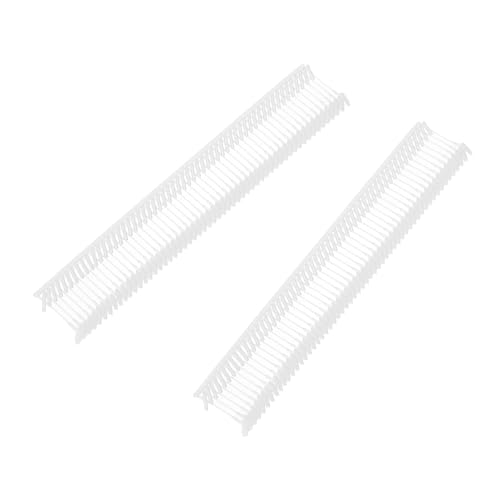 QUARKZMAN Sicherheitsfäden für Etiketten, Kunststoff Tagging Fasteners Hängeetiketten mit Faden Heftfäden für Bekleidungspreis-Etikettierung Barbs 10mm/0.39 Zoll, 1500 Stück Weiß von QUARKZMAN