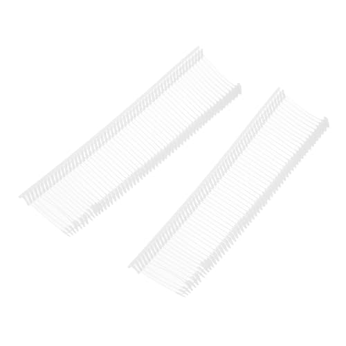 QUARKZMAN Sicherheitsfäden für Etiketten, Kunststoff Tagging Fasteners Hängeetiketten mit Faden Heftfäden für Bekleidungspreis Etikettierung Barbs 20mm/0.79 Zoll, 1500 Stück Transparent von QUARKZMAN