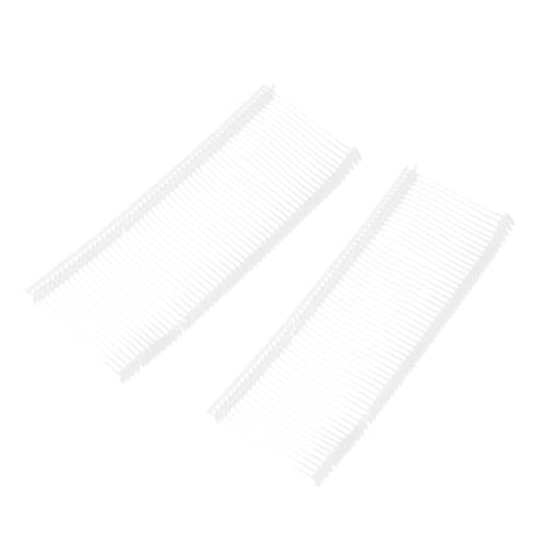 QUARKZMAN Sicherheitsfäden für Etiketten, Kunststoff Tagging Fasteners Hängeetiketten mit Faden Heftfäden für Bekleidungspreis Etikettierung Barbs 30mm/1.18 Zoll, 1500 Stück Transparent von QUARKZMAN