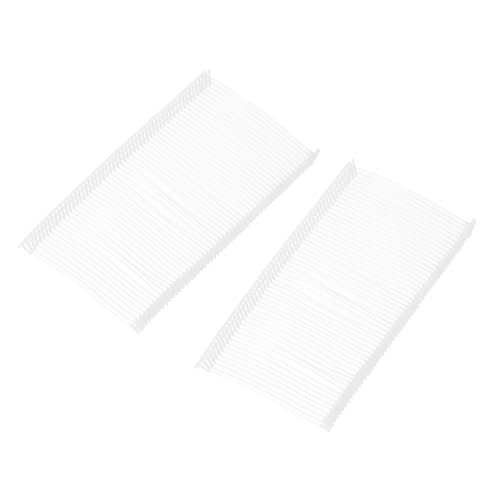 QUARKZMAN Sicherheitsfäden für Etiketten, Kunststoff Tagging Fasteners Hängeetiketten mit Faden Heftfäden für Bekleidungspreis-Etikettierung Barbs 50mm/1.97 Zoll, 1500 Stück Transparent von QUARKZMAN
