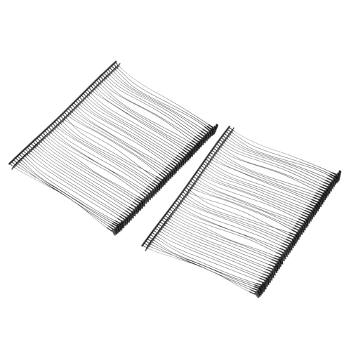 QUARKZMAN Sicherheitsfäden für Etiketten, Kunststoff Tagging Fasteners Hängeetiketten mit Faden Heftfäden für Bekleidungspreis Etikettierung Barbs 75mm/2.95 Zoll, 1500 Stück Schwarz von QUARKZMAN