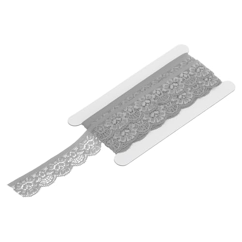 QUARKZMAN Spitze Besatz Vintage Häkeln 0.98" x 5yards Mittelgrau Spitzenband Für DIY Scrapbooking Kleider Stoff Hochzeitsdekoration Geschenkverpackung QUARKZMAN Spitze Besatz Vintage Häkeln 0.98" x 5yards Mittelgrau Spitzenband Für DIY Scrapbooking Kleider Stoff Hochzeitsdekoration Geschenkverpackung von QUARKZMAN
