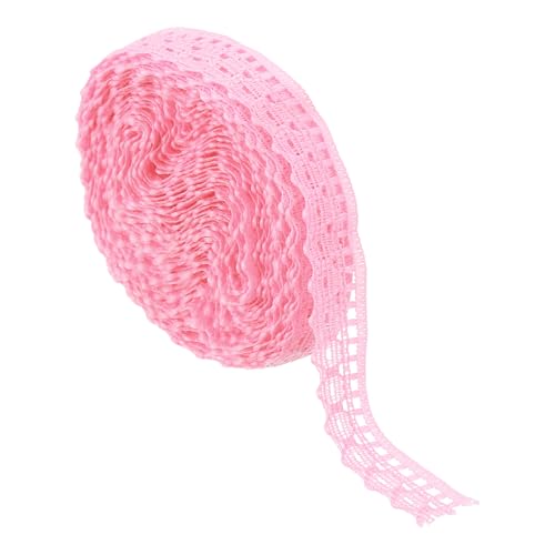 QUARKZMAN Spitzenbesatz 5 Yards 1 2 Zoll Vintage Spitzenbänder Für DIY Nähen Basteln Geschenkverpackung Deko Hochzeit Haarbänder Pink QUARKZMAN Spitzenbesatz 5 Yards 1 2 Zoll Vintage Spitzenbänder Für DIY Nähen Basteln Geschenkverpackung Deko Hochzeit Haarbänder Pink von QUARKZMAN