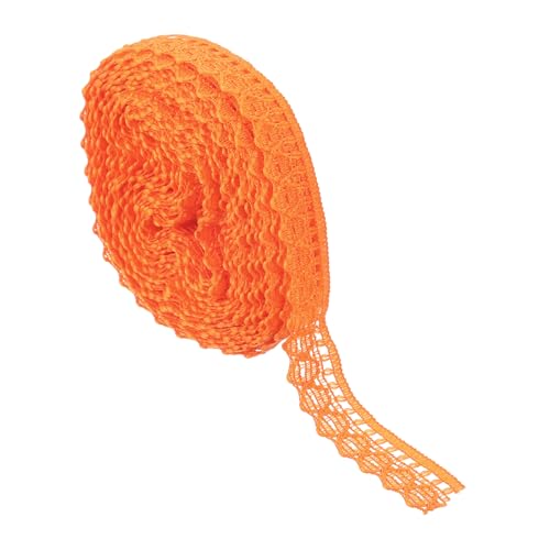 QUARKZMAN Spitzenbesatz 5 Yards 1 2 Zoll Vintage Spitzenbänder Für DIY Nähen Basteln Geschenkverpackung Dekoration Hochzeit Haarbänder Orange QUARKZMAN Spitzenbesatz 5 Yards 1 2 Zoll Vintage Spitzenbänder Für DIY Nähen Basteln Geschenkverpackung Dekoration Hochzeit Haarbänder Orange von QUARKZMAN