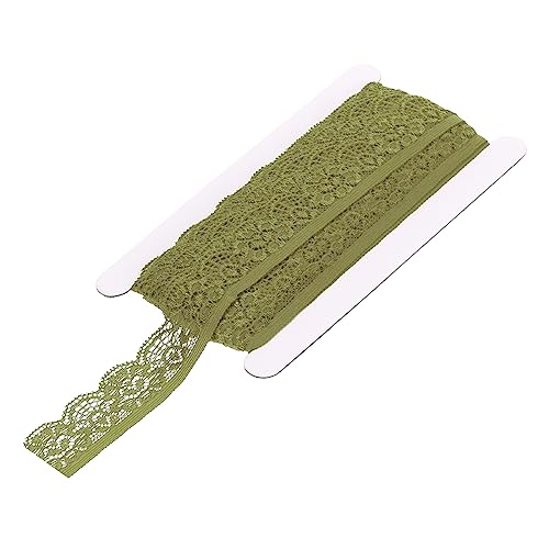 QUARKZMAN Spitzenbesatz Vintage Häkeln 0.98"x10yards Gras Grün Spitze Farbband für Basteln Sammelalbum Kleider Stoff Hochzeit Dekoration Geschenkpapier QUARKZMAN Spitzenbesatz Vintage Häkeln 0.98"x10yards Gras Grün Spitze Farbband für Basteln Sammelalbum Kleider Stoff Hochzeit Dekoration Geschenkpapier von QUARKZMAN