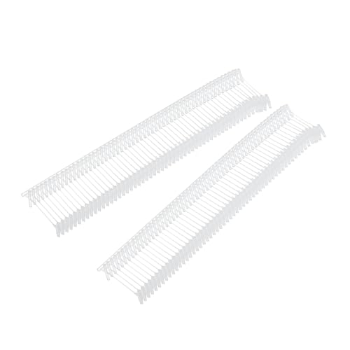 QUARKZMAN Standard Tagging Befestigungen, Kunststoffregulär, Standard Etikettierpistolen-Preisetiketten, Etikettierbefestigungen 15mm/0,59 Zoll, Packung mit 1000 Transparenten von QUARKZMAN