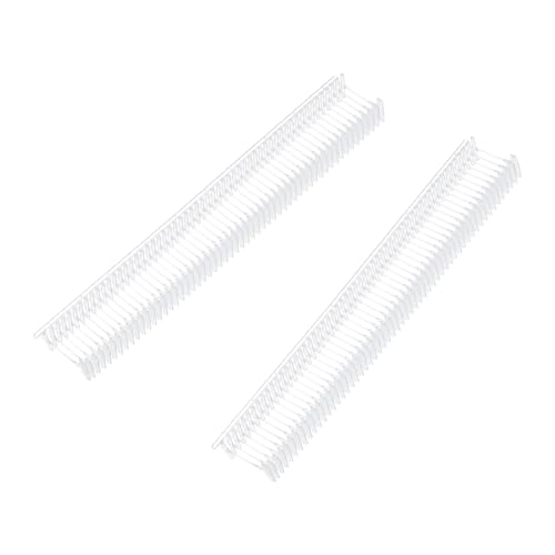 QUARKZMAN Standard Tagging Befestigungen, Kunststoffregulär, Standard Etikettierpistolen-Preisetiketten für Kleidungspreis-Etikettierung, 10 mm/0,39 Zoll, Packung mit 1000 Transparenten von QUARKZMAN