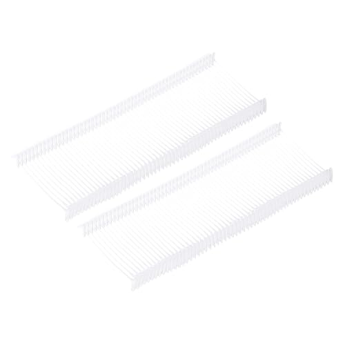 QUARKZMAN Standard Tagging Fasteners, Kunststoff Regular, Standard Label Etikettierwerkzeug Preis Etikettierung Barbs für Bekleidungspreis Etikettierung Barbs 30mm/1.2 Zoll, Packung mit 2500 von QUARKZMAN