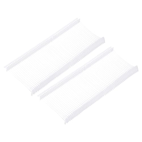 QUARKZMAN Standard Tagging Fasteners, Kunststoff Regular, Standard Label Etikettierwerkzeug Preis Etikettierung Barbs für Bekleidungspreis Etikettierung Barbs 35mm/1.4 Zoll, Packung mit 2500 von QUARKZMAN