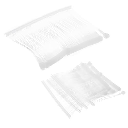 QUARKZMAN Standard Tagging Fasteners, Kunststoff Regular, Standard Label Etikettierwerkzeug Preis Tagging Barbs für Bekleidungspreis Tag Label Tagging Barbs 3 x 0,31 Zoll, Packung mit 1000 von QUARKZMAN