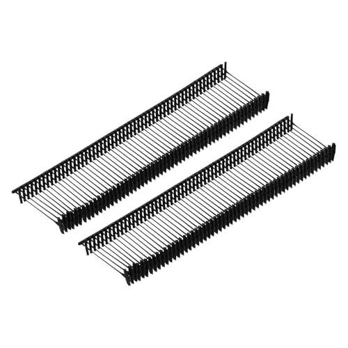 QUARKZMAN Standard Tagging Fasteners, Regular, Standard Label Etikettierwerkzeug Preis Etikettierung Barbs für Bekleidungspreis Etikettierung Barbs 20mm/0.8 Zoll, Packung mit 2500 Schwarz von QUARKZMAN