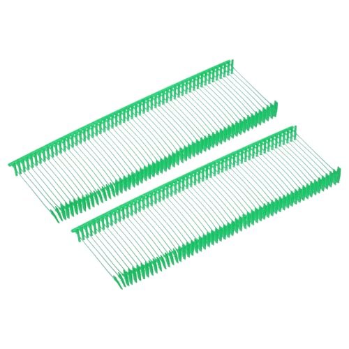 QUARKZMAN Standard Tagging Fasteners, Regular, Standard Label Etikettierwerkzeug Preis Etikettierung Barbs für Bekleidungspreis Etikettierung Barbs 25mm/1 Zoll, Packung mit 2500 Hellgrün von QUARKZMAN
