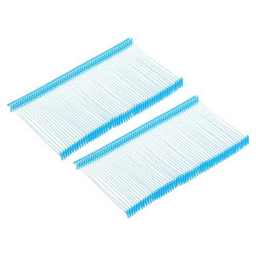 QUARKZMAN Standard Tagging Fasteners, Regular, Standard Label Etikettierwerkzeug Preis Etikettierung Barbs für Bekleidungspreis Etikettierung Barbs 50mm/2 Zoll, Packung mit 2500 Himmelblau von QUARKZMAN