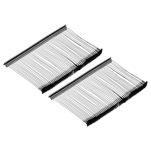QUARKZMAN Standard Tagging Fasteners, Regular, Standard Label Etikettierwerkzeug Preis Etikettierung Barbs für Bekleidungspreis Etikettierung Barbs 65mm/2.6 Zoll, Packung mit 2500 Schwarz von QUARKZMAN