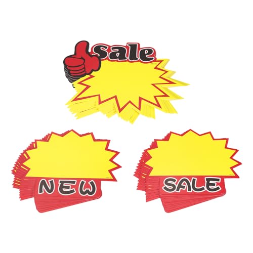 QUARKZMAN Star Burst Sale & NEUE Preisschilder Stern-Preisetiketten 7 x 5,5 Zoll für den Einzelhandelsverkauf, Preisauszeichnung, 30 Stück QUARKZMAN Star Burst Sale & NEUE Preisschilder Stern-Preisetiketten 7 x 5,5 Zoll für den Einzelhandelsverkauf, Preisauszeichnung, 30 Stück von QUARKZMAN