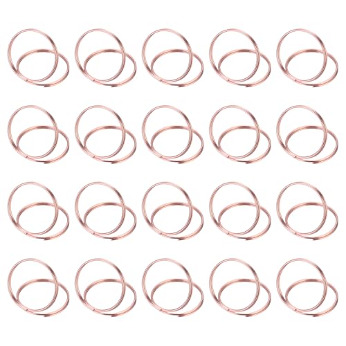 QUARKZMAN Tischnummernhalter 20 Stück Roségold Platzkartenhalter Namensständer Runde Bildhalter für Tischeinstellung Hochzeitsdisplay QUARKZMAN Tischnummernhalter 20 Stück Roségold Platzkartenhalter Namensständer Runde Bildhalter für Tischeinstellung Hochzeitsdisplay von QUARKZMAN