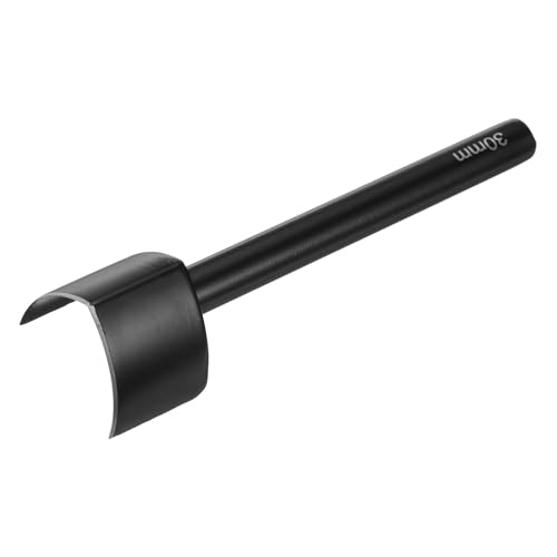 QUARKZMAN V-förmiger Lederstanzer, 30mm, Leder Cutter, Gürtelendenschneider, Karbonstahl V-Form Stanzer Werkzeug von Riemen, Geldbörsen und Taschen von QUARKZMAN