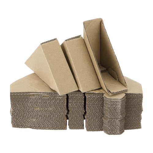 QUARKZMAN Verstellbarer Kartoneckenschutz, Kartonkantenschutz 7x7x2,5cm Packung mit 100 von QUARKZMAN