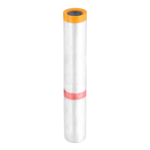 QUARKZMAN Vorbefestigte Abdeckfolie 177.2" x32.8ft Doppelklebeband Und Abdeckplane Maler Plastik Abdeckfolie Mit Klebeband Plastikplane Für Automobil Lackierung Abdeckung QUARKZMAN Vorbefestigte Abdeckfolie 177.2" x32.8ft Doppelklebeband Und Abdeckplane Maler Plastik Abdeckfolie Mit Klebeband Plastikplane Für Automobil Lackierung Abdeckung von QUARKZMAN
