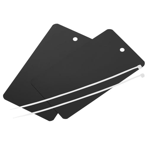 QUARKZMAN Wasserdichte Drähte Kunststoff Versandanhänger, für Produktidentifikationsanhänger, Ventilmarkierung, Außenkennzeichnung, 2 x 3,5 Zoll Schwarz 100er Packung mit Seil QUARKZMAN Wasserdichte Drähte Kunststoff Versandanhänger, für Produktidentifikationsanhänger, Ventilmarkierung, Außenkennzeichnung, 2 x 3,5 Zoll Schwarz 100er Packung mit Seil von QUARKZMAN