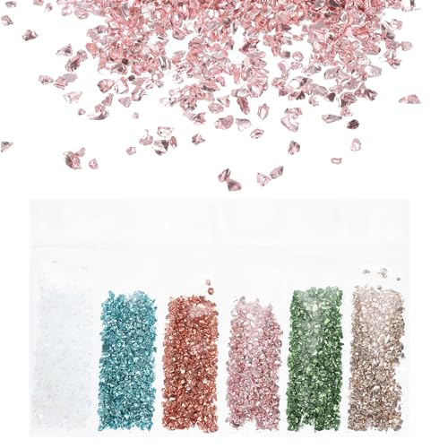 QUARKZMAN Zerkleinertes Glas Hoch Glanz Chips 1-3mm 29g Zerbrochenes Glas Stücke Unregelmäßiges Glas Metallische Kristall Chips für Harz Kunst Handwerk Vasen Füller Schmuck Herstellung QUARKZMAN Zerkleinertes Glas Hoch Glanz Chips 1-3mm 29g Zerbrochenes Glas Stücke Unregelmäßiges Glas Metallische Kristall Chips für Harz Kunst Handwerk Vasen Füller Schmuck Herstellung von QUARKZMAN
