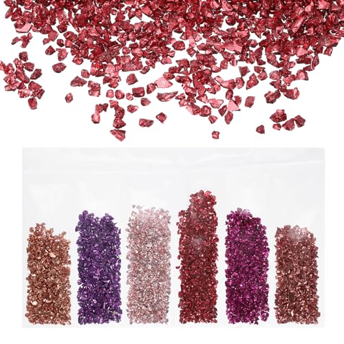 QUARKZMAN Zerkleinertes Glas Hoch Glanz Chips 1-3mm 30g Zerbrochenes Glas Stücke Unregelmäßiges Glas Metallische Kristall Chips für Nagel Kunst Handwerk Vasen Harz Füller Mehrfarbig QUARKZMAN Zerkleinertes Glas Hoch Glanz Chips 1-3mm 30g Zerbrochenes Glas Stücke Unregelmäßiges Glas Metallische Kristall Chips für Nagel Kunst Handwerk Vasen Harz Füller Mehrfarbig von QUARKZMAN