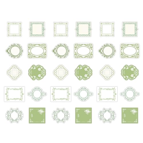 30 Blatt Rahmen-Notizblöcke, Retro-Memoblock, ästhetischer Notizblock, Nachrichtennotizen, Papier, Schule, Bürobedarf für Schüler 30 Blatt Rahmen-Notizblöcke, Retro-Memoblock, ästhetischer Notizblock, Nachrichtennotizen, Papier, Schule, Bürobedarf für Schüler von QUEENYARD