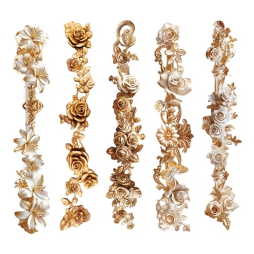 QUEENYARD Dekorativer Blumenrand-Aufkleber, 10 Stück, dekorative Bordüren-Aufkleber, Scrapbooking-Aufkleber für Planer, Tagebücher, Laptops, Handyhüllen, Scrapbooking, Verpackungen QUEENYARD Dekorativer Blumenrand-Aufkleber, 10 Stück, dekorative Bordüren-Aufkleber, Scrapbooking-Aufkleber für Planer, Tagebücher, Laptops, Handyhüllen, Scrapbooking, Verpackungen von QUEENYARD