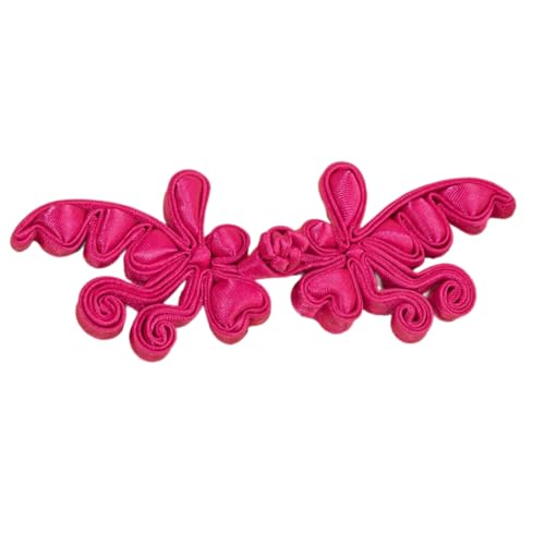 QUEENYARD Handgefertigter Knotenknopf, chinesischer Cheongsam-Knopf, chinesische Verschlüsse, Nähverschlüsse für Umhänge, Kleider, Mäntel von QUEENYARD