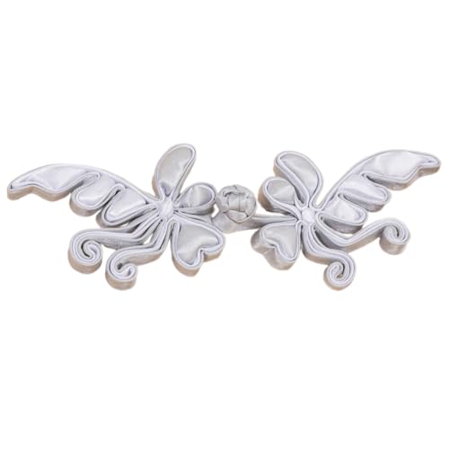 QUEENYARD Handgefertigter Knotenknopf, chinesischer Cheongsam-Knopf, chinesische Verschlüsse, Nähverschlüsse für Umhänge, Kleider, Mäntel von QUEENYARD