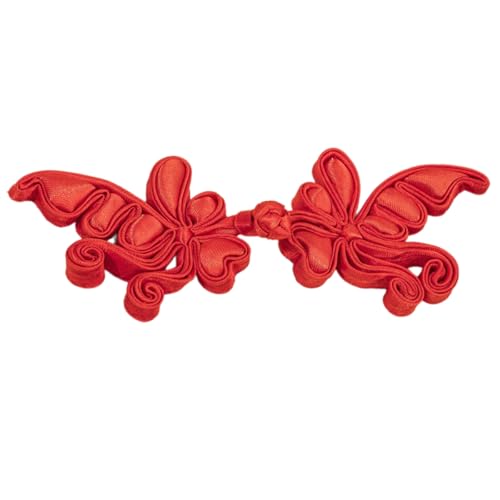 QUEENYARD Handgefertigter Knotenknopf, chinesischer Cheongsam-Knopf, chinesische Verschlüsse, Nähverschlüsse für Umhänge, Kleider, Mäntel von QUEENYARD