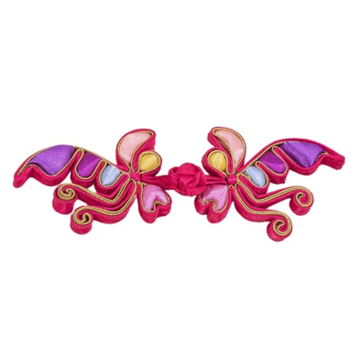 QUEENYARD Handgefertigter Knotenknopf, chinesischer Cheongsam-Knopf, chinesische Verschlüsse, Nähverschlüsse für Umhänge, Kleider, Mäntel von QUEENYARD