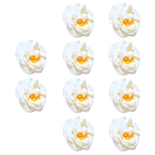 QUEENYARD Künstliche Blumen, dekorative Blumen, künstliche Blumen, kleine Blumen für Scrapbooking, 10 Stück von QUEENYARD