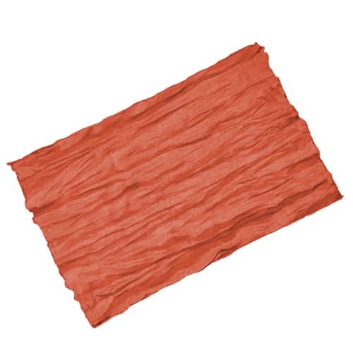 QUEENYARD Polyester-Tischdecke, knisterndes Design, knitterfrei, Polyestergewebe, auslaufsicher, für Esstischdekoration, Salbei von QUEENYARD