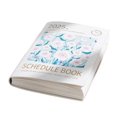 Terminplaner 2025, Notizbuch, Wochen- und Tagesplaner, Journaling-Notizbücher, Effizienz-Notizblöcke für Erwachsene Terminplaner 2025, Notizbuch, Wochen- und Tagesplaner, Journaling-Notizbücher, Effizienz-Notizblöcke für Erwachsene von QUEENYARD
