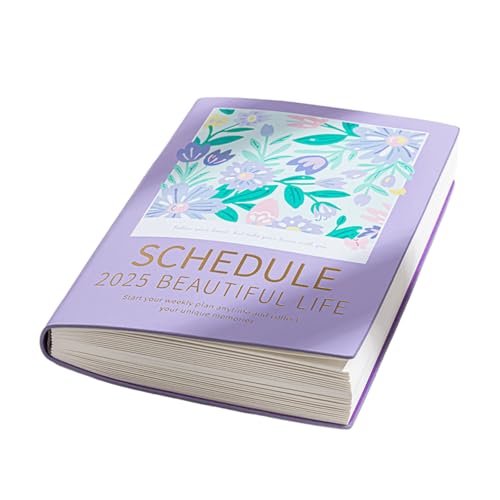 Terminplaner 2025, Notizbuch, Wochen- und Tagesplaner, Journaling-Notizbücher, Effizienz-Notizblöcke für Erwachsene Terminplaner 2025, Notizbuch, Wochen- und Tagesplaner, Journaling-Notizbücher, Effizienz-Notizblöcke für Erwachsene von QUEENYARD