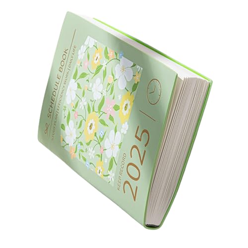Terminplaner 2025, Notizbuch, Wochen- und Tagesplaner, Journaling-Notizbücher, Effizienz-Notizblöcke für Erwachsene Terminplaner 2025, Notizbuch, Wochen- und Tagesplaner, Journaling-Notizbücher, Effizienz-Notizblöcke für Erwachsene von QUEENYARD