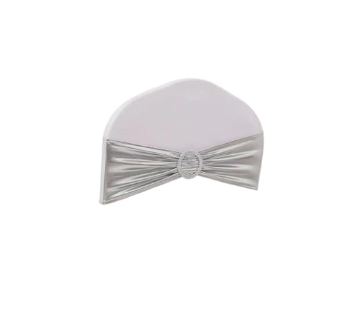QUEMUONN Stuhlschärpen, Glänzende metallische Stuhlknotenbänder mit runder Schnalle for Partybankette for Hochzeiten QUEMUONN Stuhlschärpen, Glänzende metallische Stuhlknotenbänder mit runder Schnalle for Partybankette for Hochzeiten von QUEMUONN