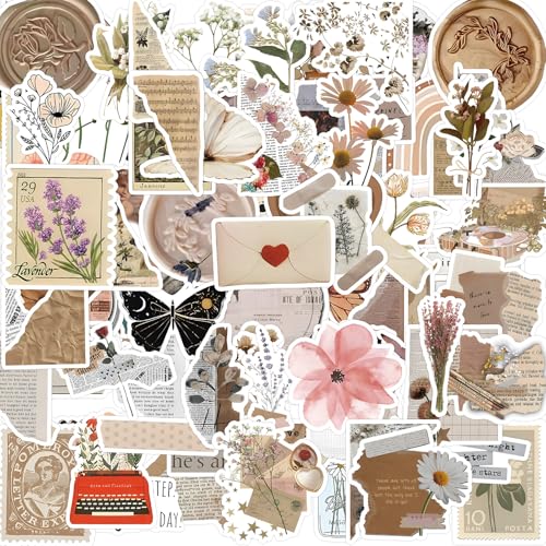 120 Stück Vintage Stickers, Vintage Aufkleber, ästhetische Aufkleber, Aesthetic Sticker, Laptop Stickers für Journaling Fotoalbum Scrapbooking Stickers Aufkleber, DIY Basteln Aesthetic Deko 120 Stück Vintage Stickers, Vintage Aufkleber, ästhetische Aufkleber, Aesthetic Sticker, Laptop Stickers für Journaling Fotoalbum Scrapbooking Stickers Aufkleber, DIY Basteln Aesthetic Deko von QUIIEOSKIA