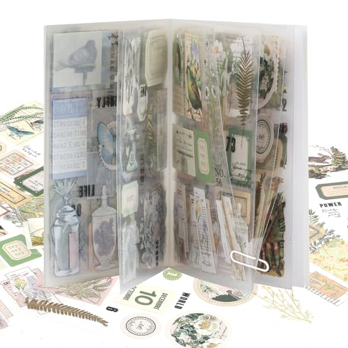 Scrapbooking Sticker Set, Scrapbooking Aufkleber, Dekorative Journal Fotoalbum Aufkleber Stickers Zubehör Selbstklebend für DIY Scrapbook Kalender Notizbuch Fotobuch Tagebuch Journaling Scrapbooking Sticker Set, Scrapbooking Aufkleber, Dekorative Journal Fotoalbum Aufkleber Stickers Zubehör Selbstklebend für DIY Scrapbook Kalender Notizbuch Fotobuch Tagebuch Journaling von QUIIEOSKIA