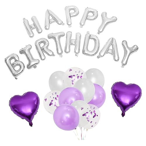 QUMIIRITY 1 Satz Geburtstagsballon-set Geburtstagsdekorationen Für Mädchen Partydekorationen Für Mädchen Lustige Geburtstagsballons Regenbogen-geburtstagsballons Aluminiumfolie Violett QUMIIRITY 1 Satz Geburtstagsballon-set Geburtstagsdekorationen Für Mädchen Partydekorationen Für Mädchen Lustige Geburtstagsballons Regenbogen-geburtstagsballons Aluminiumfolie Violett von QUMIIRITY