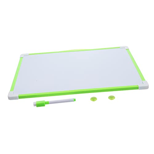QUMIIRITY 1 Satz Hängetafel Große, trocken abwischbare Tafel Mini-Whiteboard schreibtafel office organizer staffelei deko löschbares Memoboard Message Board für die Schule PVC Green von QUMIIRITY