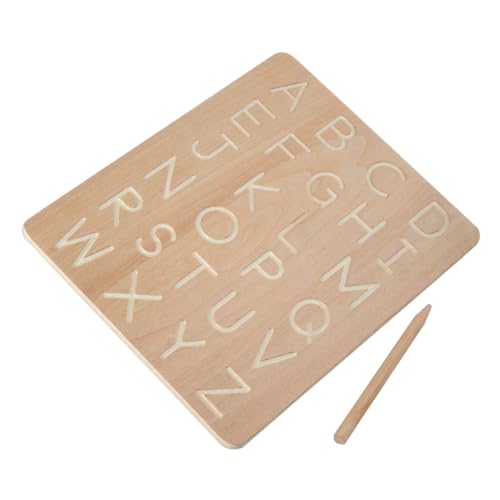 QUMIIRITY 1 Satz Holz Alphabet und Nachverfolgungsbrett Doppelseitige Montessori Lernhilfe für Kreatives Übungsbrett Schreib und Lesefähigkeiten QUMIIRITY 1 Satz Holz Alphabet und Nachverfolgungsbrett Doppelseitige Montessori Lernhilfe für Kreatives Übungsbrett Schreib und Lesefähigkeiten von QUMIIRITY